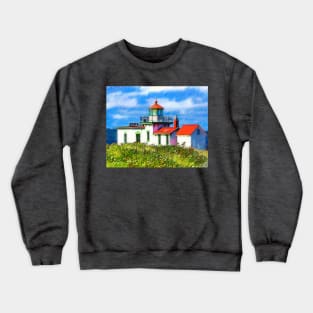 Sketched West Point Lighthouse Crewneck Sweatshirt